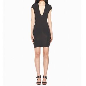 Travis Taddeo Veronica Dress in Black Size Small